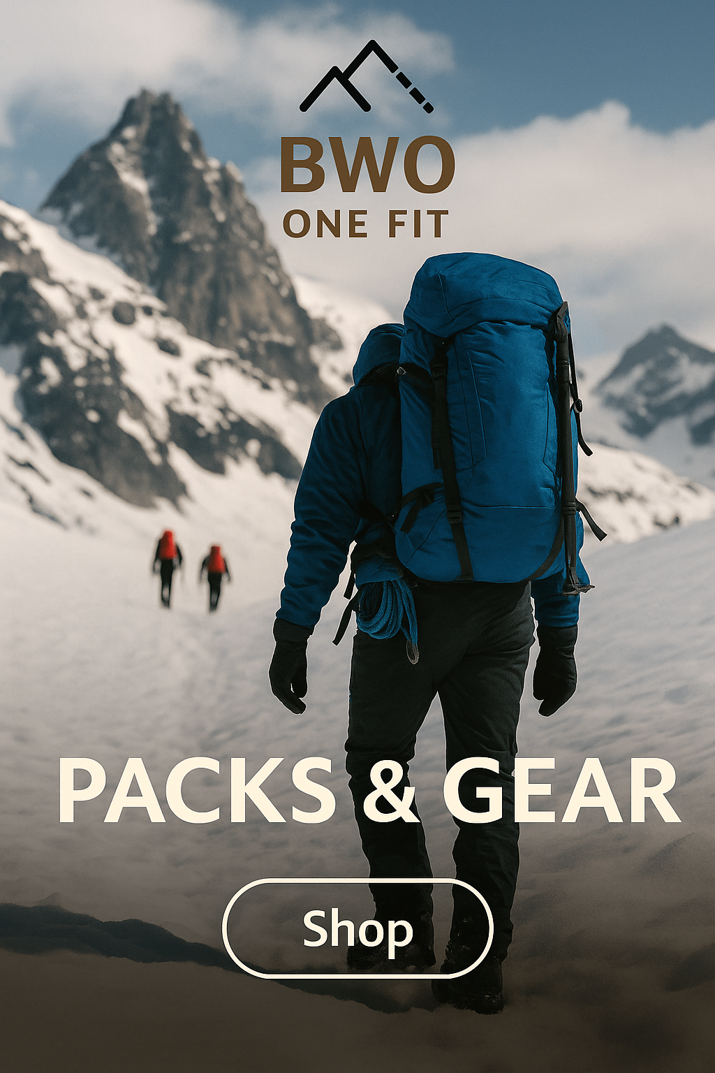 Outdoor backpacks and hiking gear